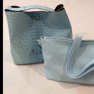 Ostrich Pattern 2 in 1 tote handbag